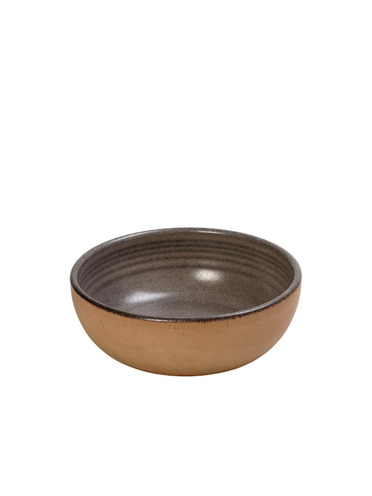 Espiel Calabria Serving Bowl Round Beige with Diameter 16cm