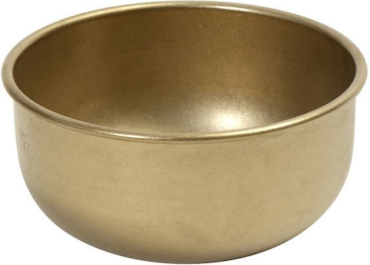 Espiel Snow Dip Serving Bowl Round Inox Gold with Diameter 9.7cm 4pcs