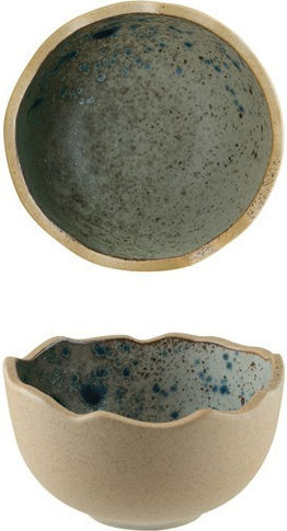 Ready Serving Bowl Round made of Porcelain Beige