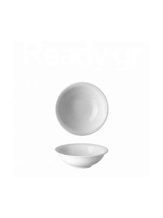 Ready Serving Bowl Round made of Porcelain White