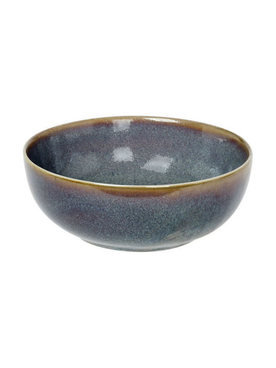Cryspo Trio Cereal Serving Bowl Round made of Porcelain Azure with Diameter 16cm