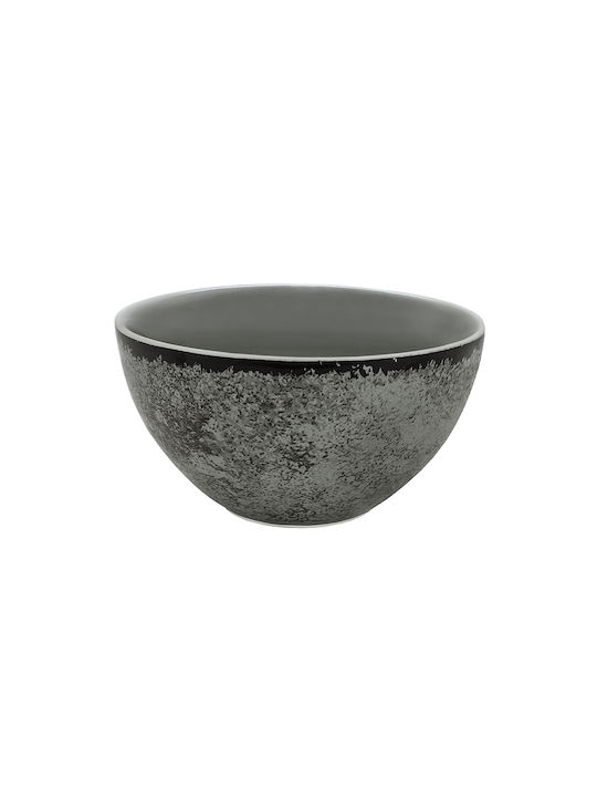 Oriana Ferelli Cereal Serving Bowl Round Ceramic Grey with Diameter 13cm