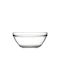 Uniglass Serving Bowl Round Glass Transparent with Diameter 12cm