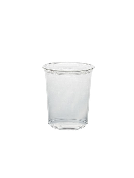 Intertan Serving Bowl Round Plastic Transparent with Diameter 11.7cm