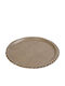 Espiel Rund Serviertablett in Beige Farbe 33x33cm LTC33K8-1 1Stück