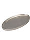 InTheBox Nedd Metal Oval Serving Tray in Silver Color 30x15x2cm 023971 2pcs