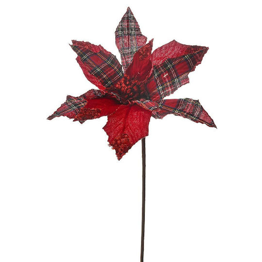 Iliadis Christmas Decorative Alexandrian 30cm Poinsettia 6pcs