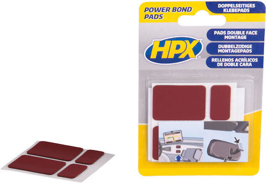 Pb1000 Set Double-Sided Acrylic Adhesive Tapes 4 Pieces 2x 29mm X 42mm 2x 29mm X 16mm Black