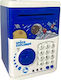 Seif 647b Copil Cutiuta de bani Plastic Albastru 14x14x20cm