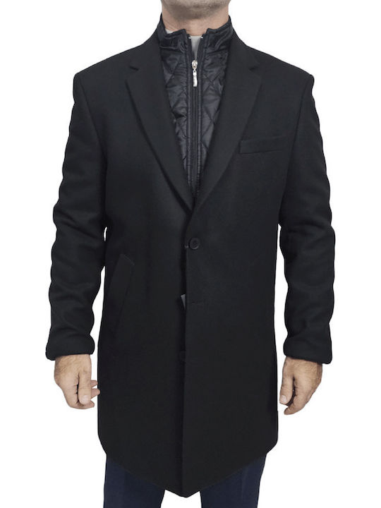 Men's Half Coat Black