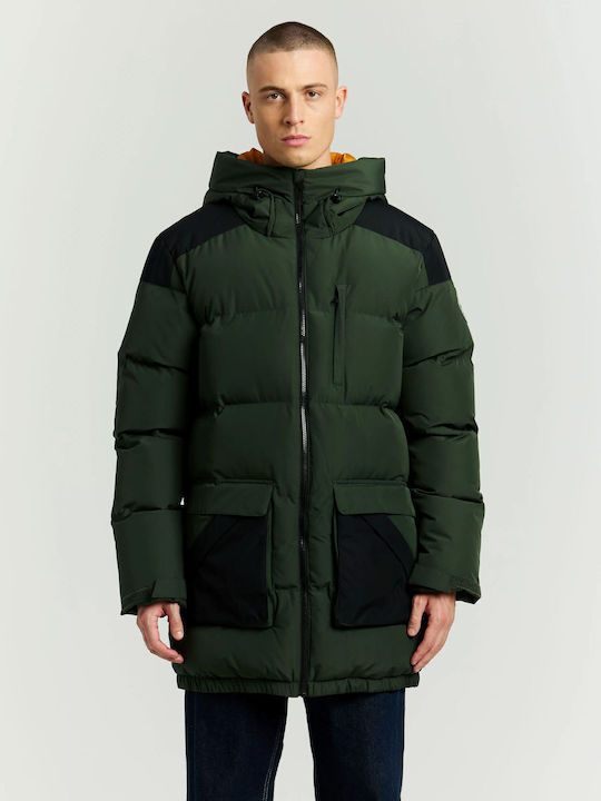 Μπουφάν Puffer Kale Green