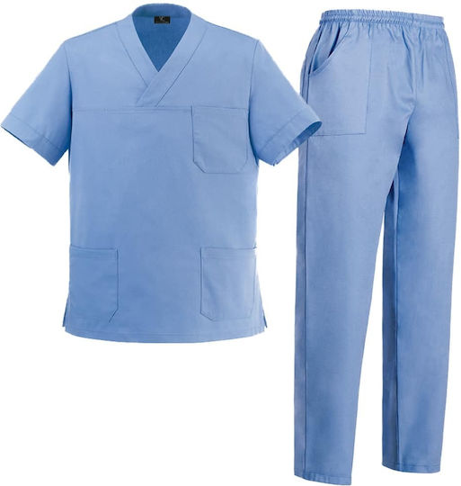 Victory Clothing Tr26 Unisex Light Blue Pants & Blouse Set