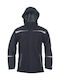 Cerva Work Jacket Cold with Hood Black