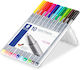 Staedtler 334 Маркери за Рисуване 0.3мм Grey Mu...