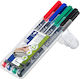 Staedtler Lumocolor Ανεξίτηλοι Μαρκαδόροι Ανεξίτηλοι Μαρκαδόροι F 318 WP4 0.6mm Σετ 4τμχ