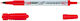 Pilot Marker Pen Μαρκαδόρος για CD/DVD Red 2mm