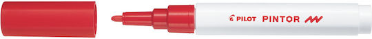Pilot Pintor F Permanentmarker 2.8mm Red 6Stück