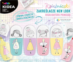 Derform Marker Unterstreichen Rosa Set 4 Stück