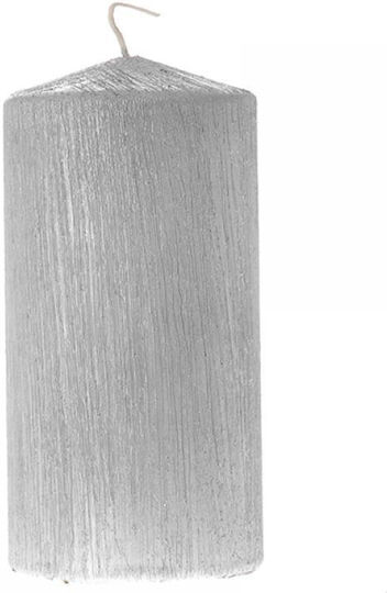Iliadis Διακοσμητικό Κερί Scratch Ασημί 460gr 2τμχ