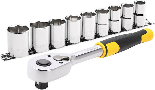 Stanley Ratschen- & Steckschlüssel-Sets 1\2" 10Stück