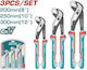 Total Water Pump Plier Set 8" 3 Pieces