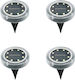 Factory Spiked Solar Light Cold White 6000K with Motion Sensor and Photocell IP65