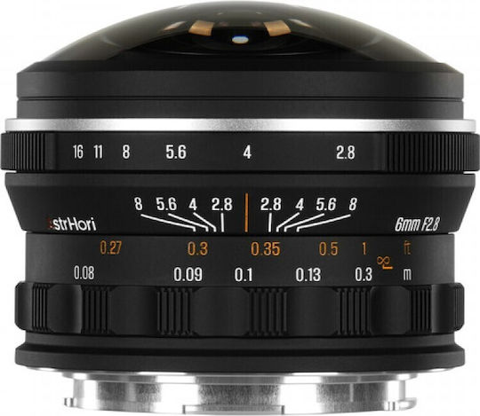 AstrHori Full Frame Φωτογραφικός Φακός 6mm f/2.8 Fisheye για Leica L Mount Μαύρος