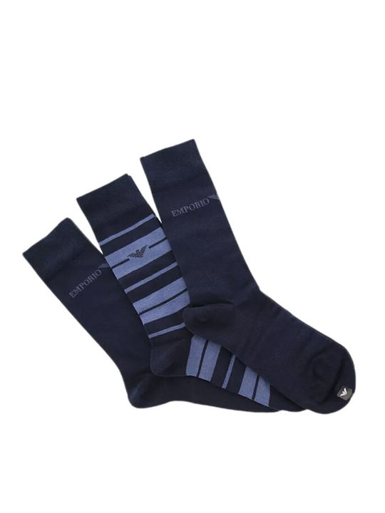 Emporio Armani Κάλτσες Μπλε 3Pack