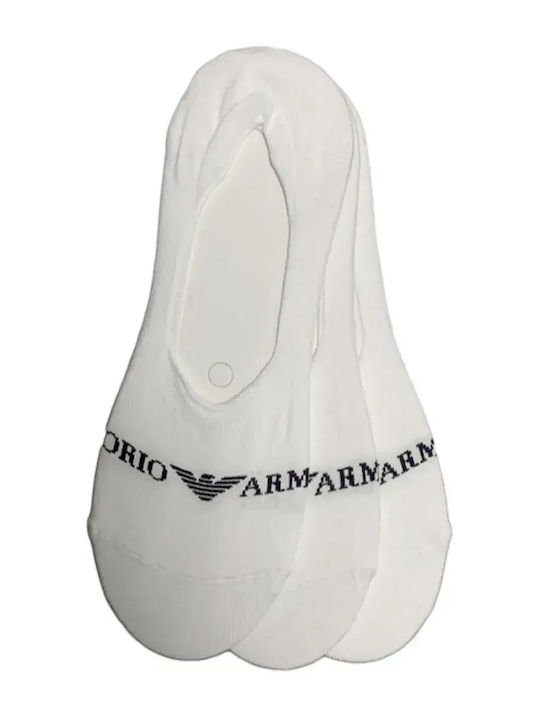 Emporio Armani Bărbați Șosete Bianco 3Pachet