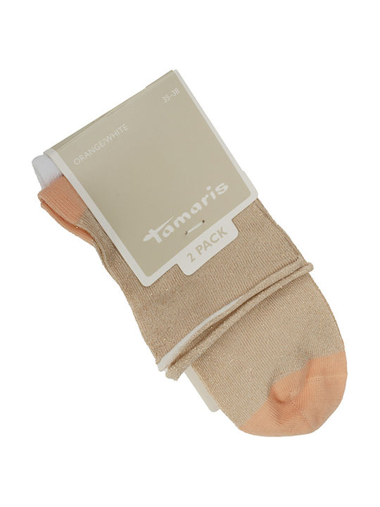 Tamaris Women's Tamaris Socks 99652 1584 Orange-white