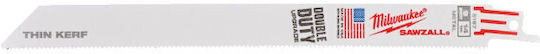 Milwaukee 48475187 Reciprocating Saw Blade Metal 230mm X 14tpi 5 Pieces