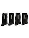 Basehit Чорапи Black 4Пакет