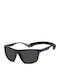 Polaroid Men's Sunglasses with Blue Plastic Frame and Gray Lens PLD7040/S FLL/M9