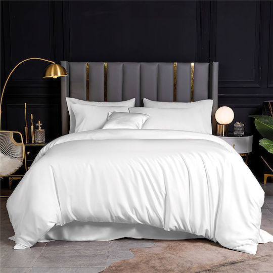 Beauty Home Комплект 4бр 170x200+35см. с Ластик Art 12050 White Бял