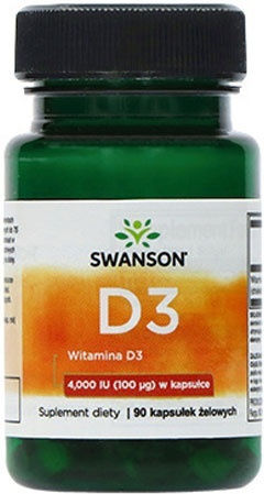 Swanson D3 Vitamin for Immune System Boost & Bone Health 4000iu 90 softgels