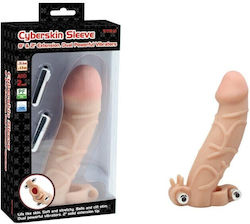Extensive Sleeve Dual Vibrators Charmly Cyberskin Телесен