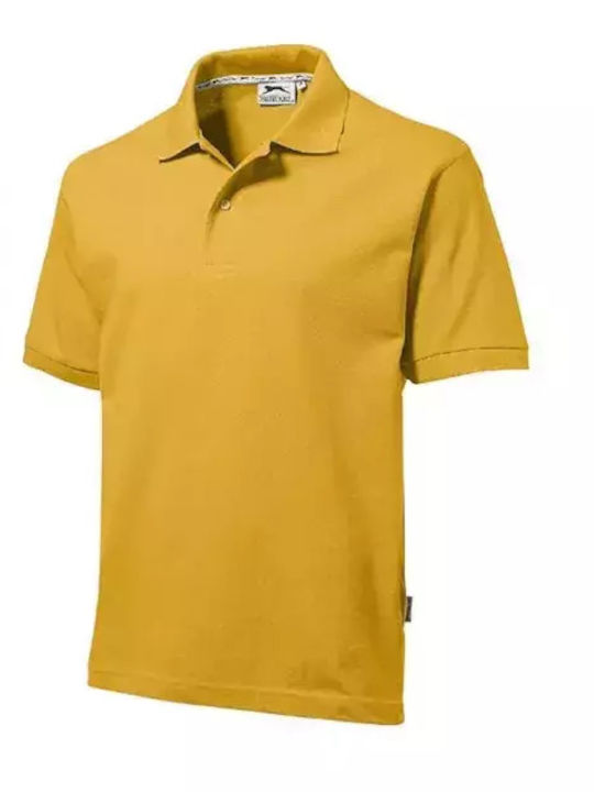 Slazenger Polo Μπλούζα Κοντομάνικη Χρυσή
