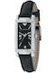 Armani Exchange Γυναικείο Ρολόι 20mm Μπαταρίας με Μαύρο Δερμάτινο Λουράκι