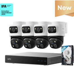 Eufy Σύστημα Παρακολούθησης S4 Max 4 Καμερών IP 8MP Eufy Σύστημα Παρακολούθησης S4 Max 4 Καμερών IP 8MP