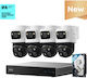 Eufy Sistem de Supraveghere S4 Max 4 Camere Camere IP 8MP cu Recorder NVR & Hard Disk 2TB