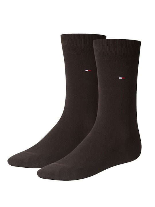 Tommy Hilfiger Ανδρικές Κάλτσες Καφέ 2Pack