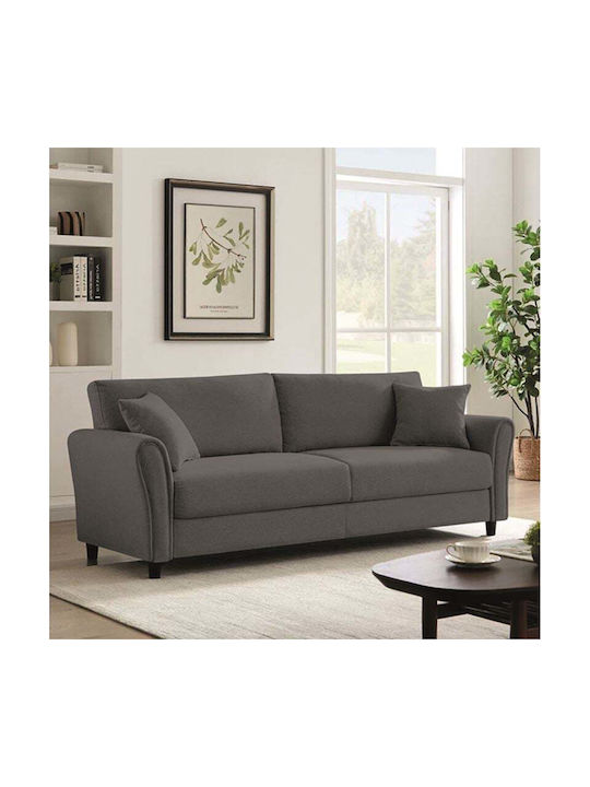 Britain Dreisitzer Sofa Gray 212x78x87cm