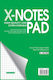 Next X-notes Set 10 Bloc Notes 50 Foi A5 Pătrată Verde