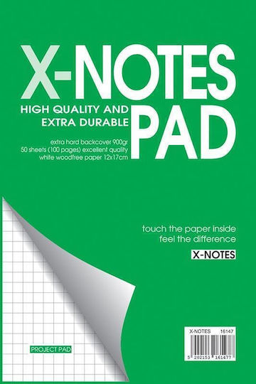Next X-notes Set 10 Bloc Notes 50 Foi A5 Pătrată Verde