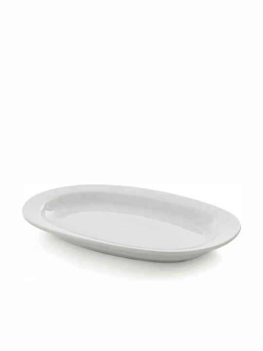 GTSA Serving Platter Oval made of Porcelain White 32x21.5cm