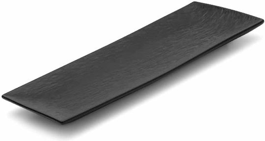 Yuk Сервизна Плато от Порцелан Черен 31x15бр 1бр