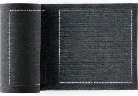Rund Untersetzer Stoff Gray 11cm 4Stück