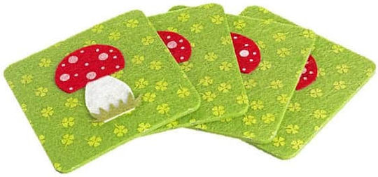 JK Home Decoration Сувенир Текстил Зелен 10x10см 4бр