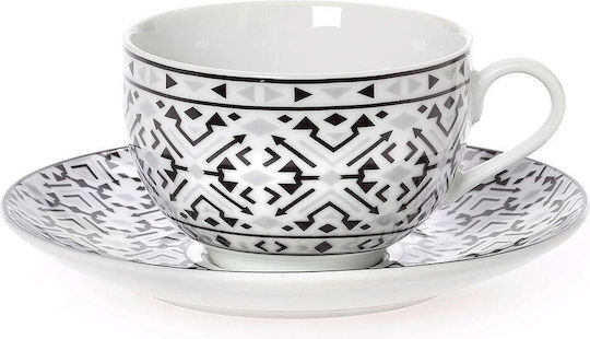 Cryspo Trio Nostro Tea Cup Made of White Porcelain 250ml