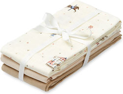 Cam Cam Copenhagen Swaddle Blanket 70x70cm 3 Pieces